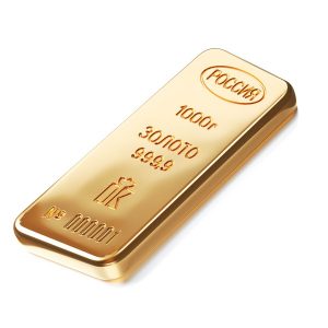 Слиток золота 1000 грамм
